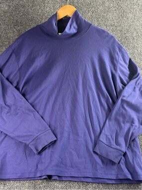 Vintage L.L. Bean blue Cotton T-Shirt Top